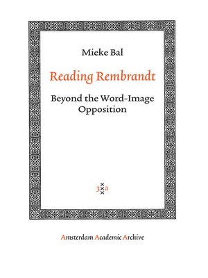cover image of Reading Rembrandt